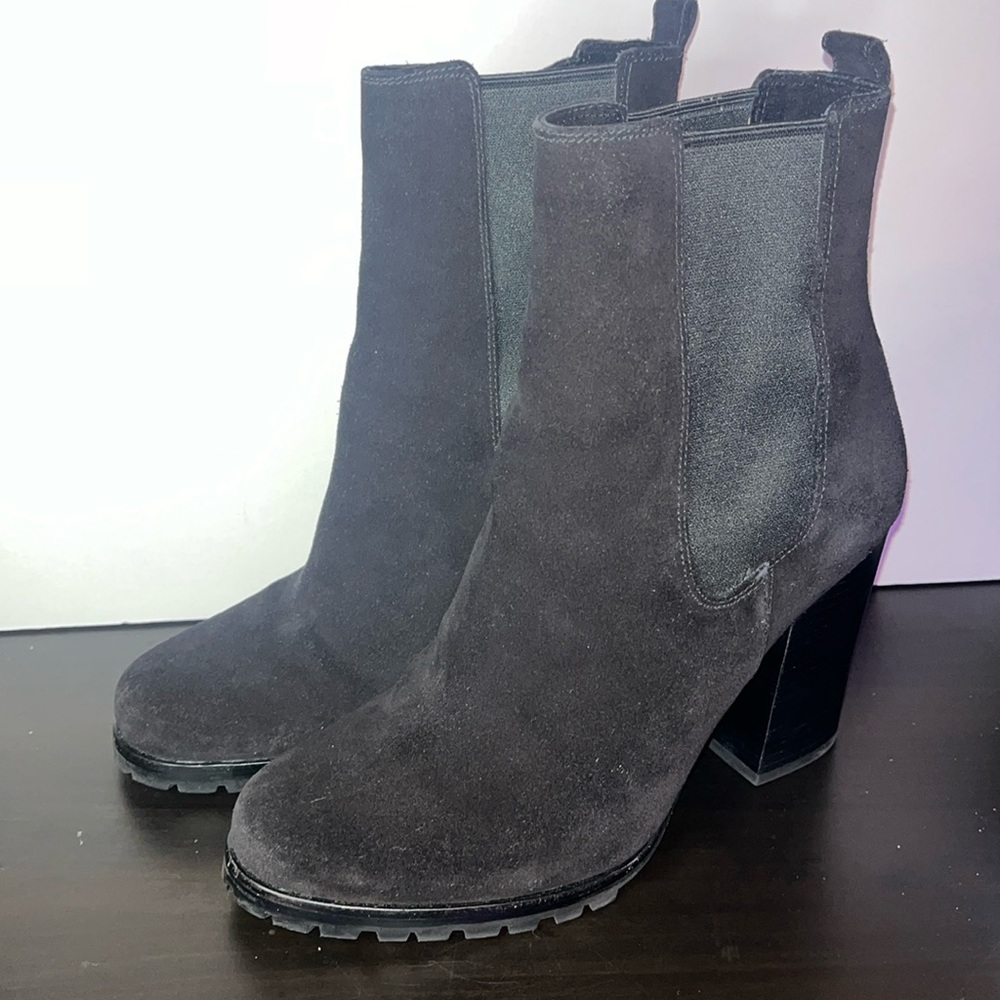 Lightly used COACH suede leather boot.